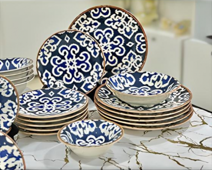 nano Cream Set Of Dinnerware - 24Pcs