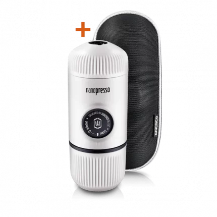 wacaco nanopresso white chili with case