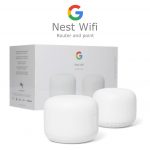 GOOGLE NEST WIFI ROUTER AND POINT PACK OF 2